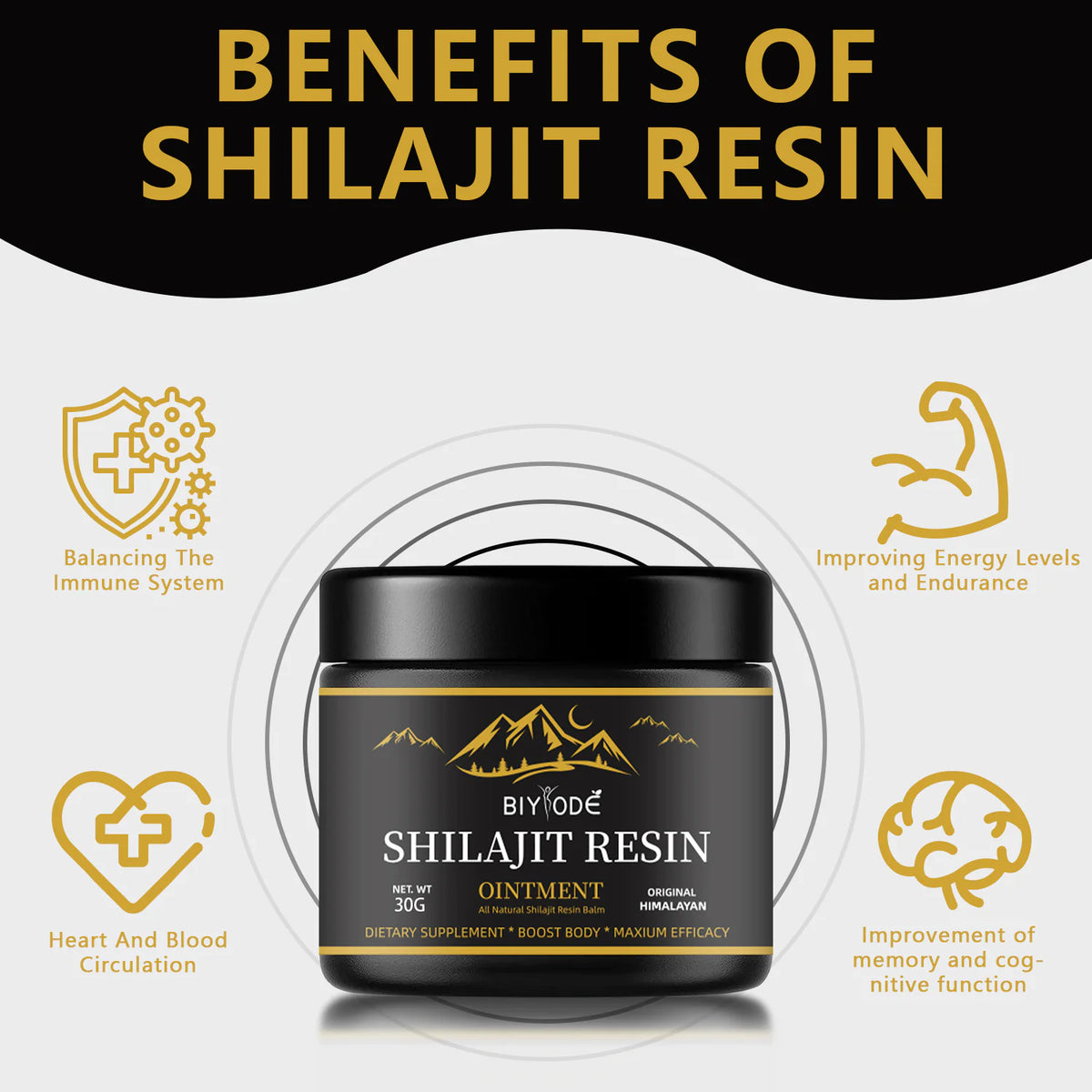 30g Pure Shilajit Wellness Resin